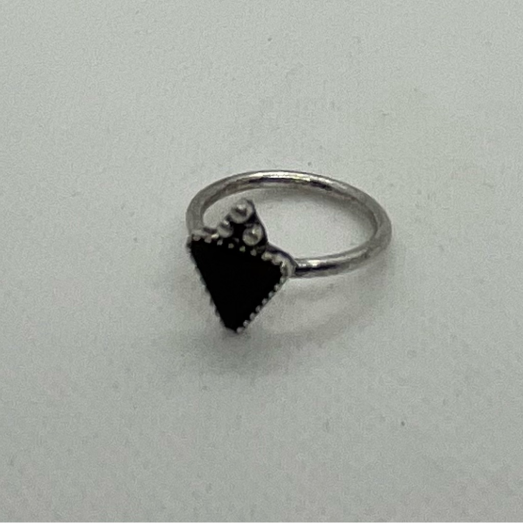 Triangle Stone Ring